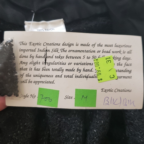 VTG long, beaded evening jacket - Picture 8 of 8